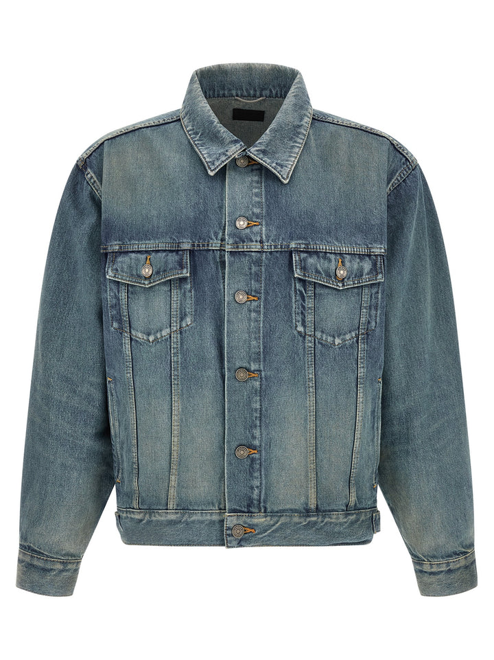 Saint Laurent Blue Cotton Denim Jacket