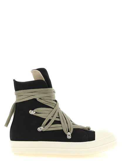 DRKSHDW Black Cotton Athletic Sneakers