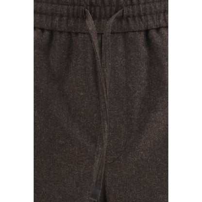Brioni Brown Wool Oves Aries Casual Pants