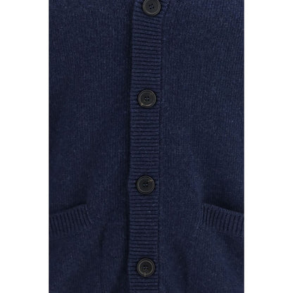 Prada Blue Cashmere Cardigan