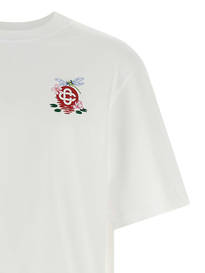 Casablanca White Organic Cotton T-Shirt