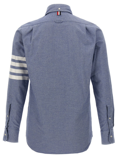 Thom Browne Blue Cotton Blouse