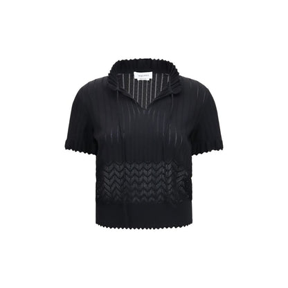 Alexander McQueen Black Viscose T-Shirt