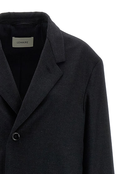Lemaire Gray Cashmere Coat