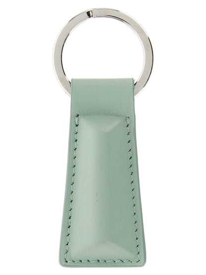 Jil Sander Bicolor Calfskin Keychain