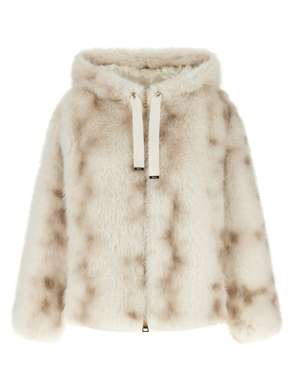 Herno Beige Polyester Bomber
