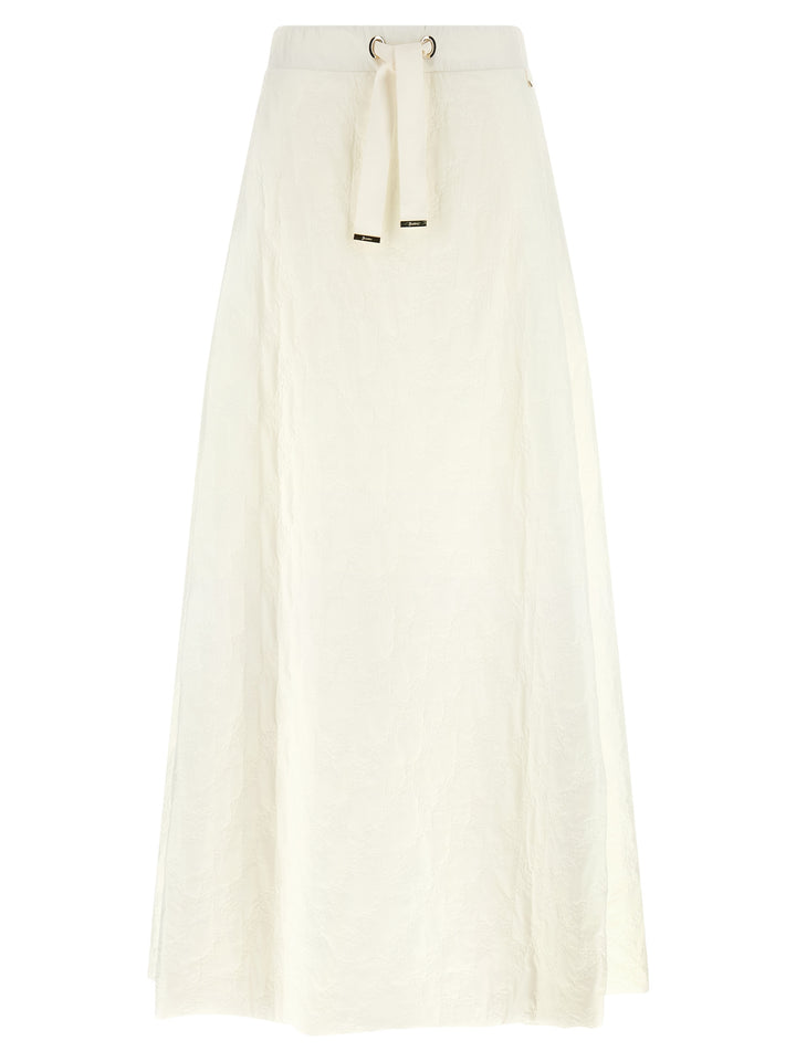 Herno White Polyamide Mini Skirt