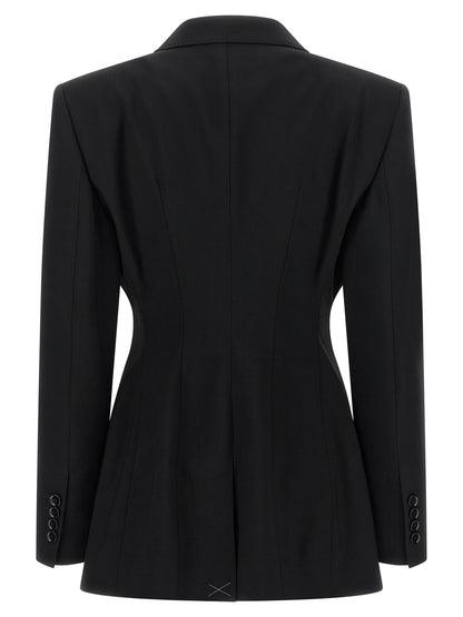 Dolce & Gabbana Black Virgin Wool Blazer