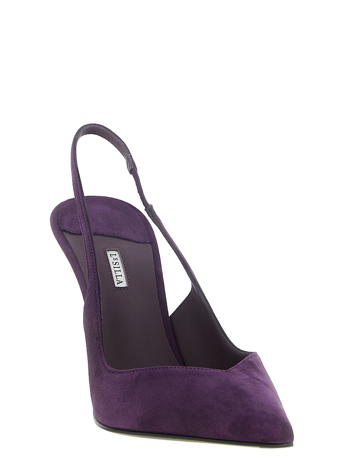 LE SILLA Purple Lambskin High Heel Pumps