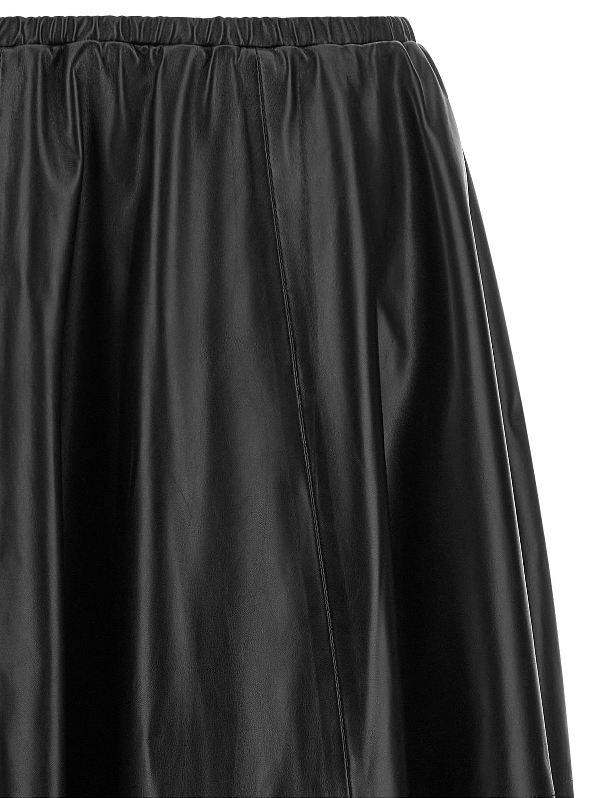 Alberta Ferretti Black Polyester Mini Skirt