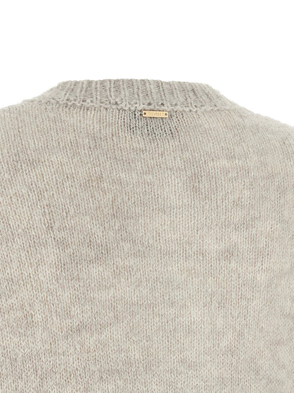 Twinset Gray Polyamide Cardigan