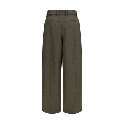 Moncler Grenoble Bicolor Wool Oves Aries Casual Pants