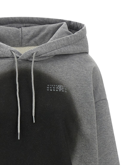 MM6 Maison Margiela Gray Cotton Sweatshirt