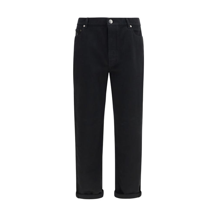 Brunello Cucinelli Black Cotton Jeans Denim