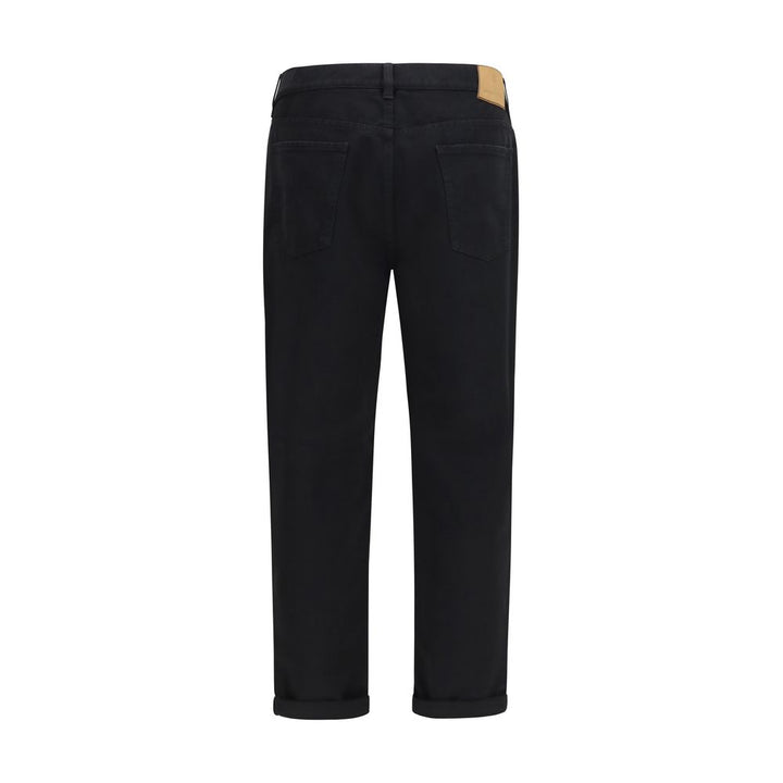 Brunello Cucinelli Black Cotton Jeans Denim