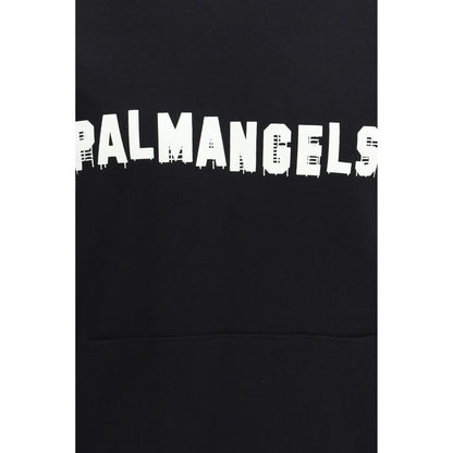 Palm Angels Black Cotton Sweatshirt