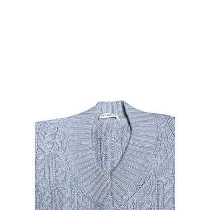 Malo Light Blue Wool Men Sweater