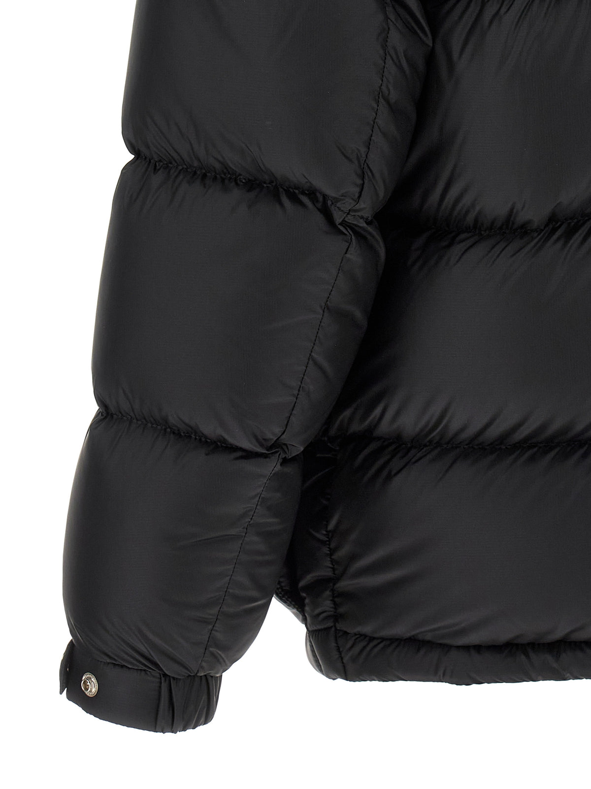 Moncler Black Polyamide Full-Length Jacket