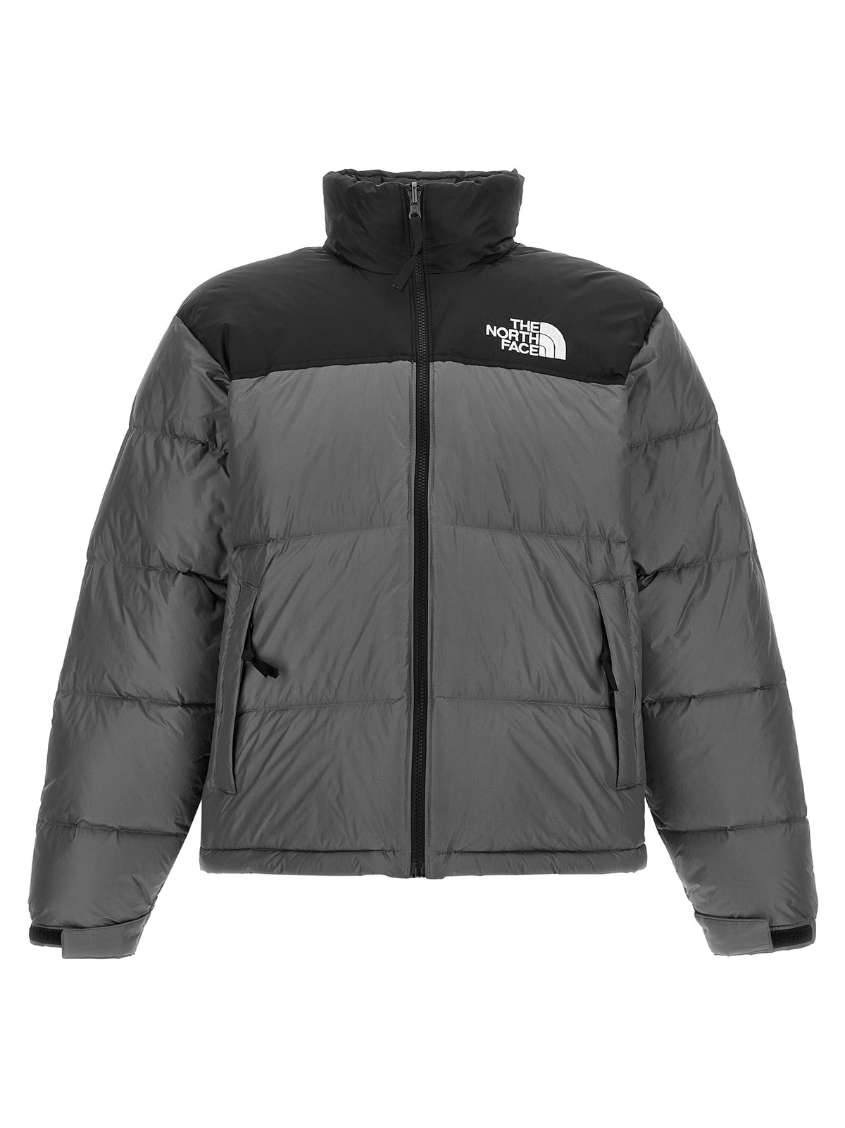 The North Face Gray Nylon Full-Length Jacket