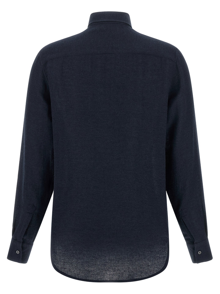 XACUS Blue Viscose Blouse