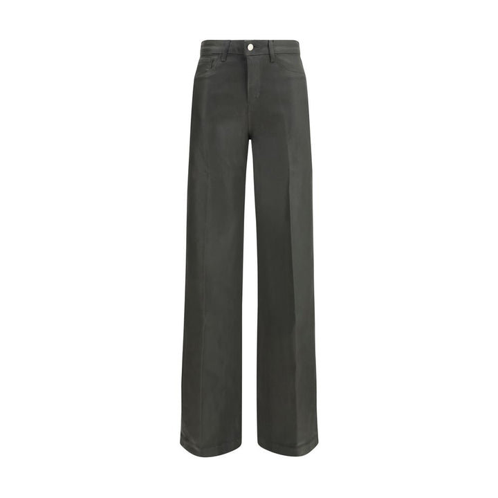 L'Agence Bicolor Cotton Flared Jeans