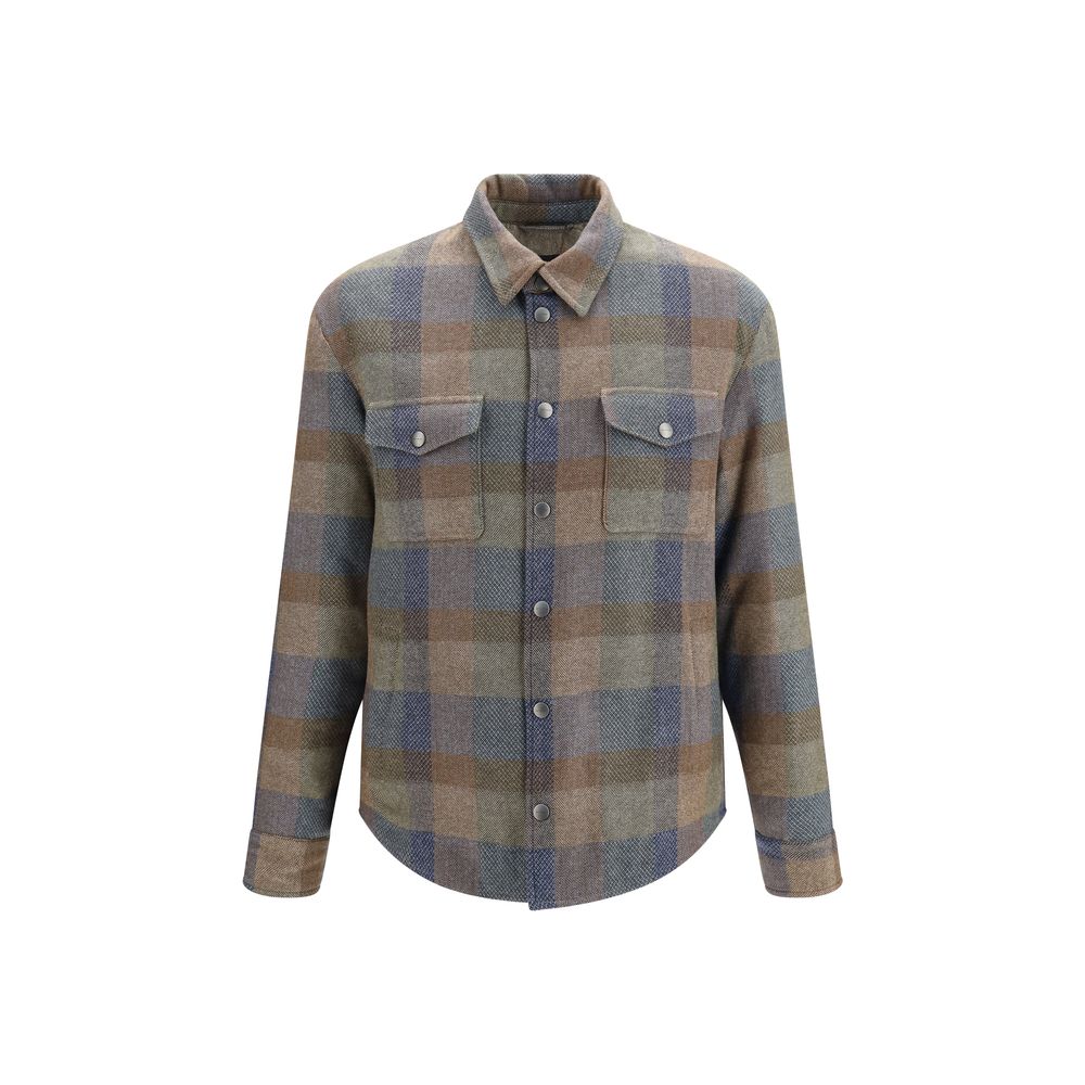 Etro Multicolor Wool Oves Aries Shirt