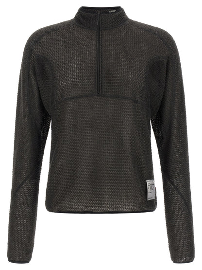 SATISFY Black Polyester Sweatshirt