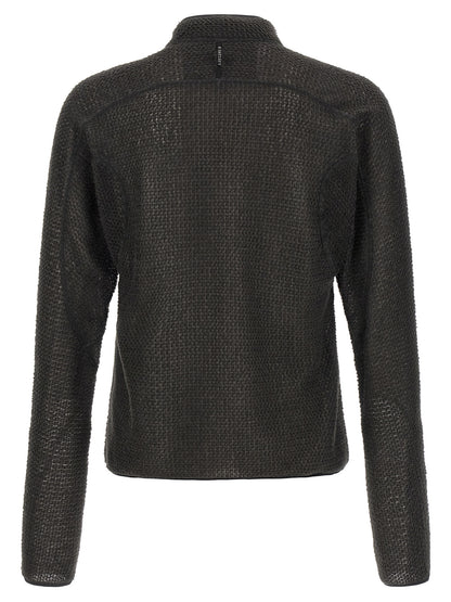 SATISFY Black Polyester Sweatshirt