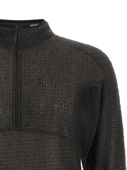 SATISFY Black Polyester Sweatshirt