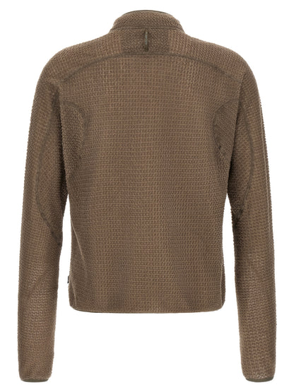 SATISFY Brown Polyester Sweatshirt