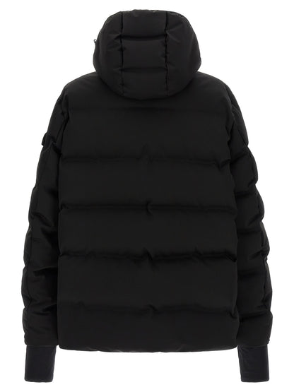Moncler Grenoble Black Polyamide Full-Length Jacket