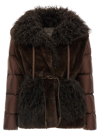 Moncler Brown Polyester Shell Jacket