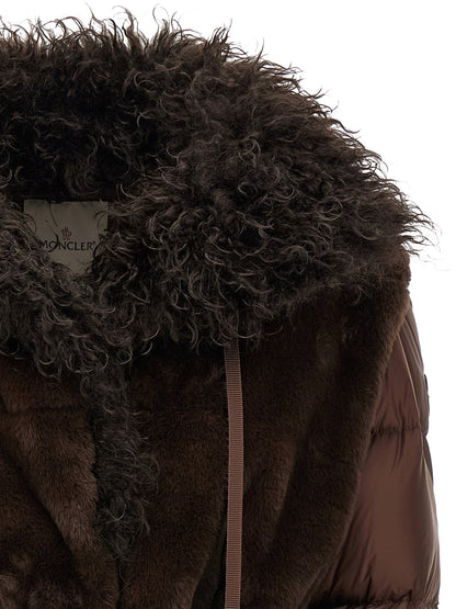 Moncler Brown Polyester Shell Jacket