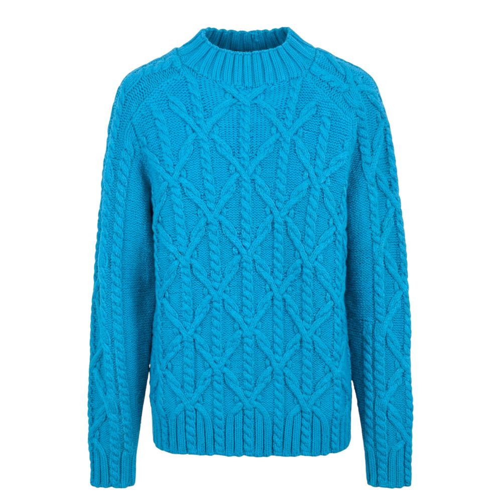 Malo Blue Cotton Men Sweater