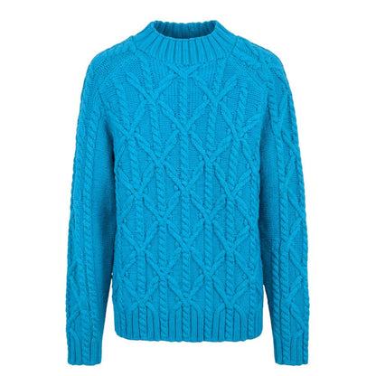 Malo Blue Cotton Men Sweater