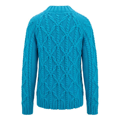 Malo Blue Cotton Men Sweater