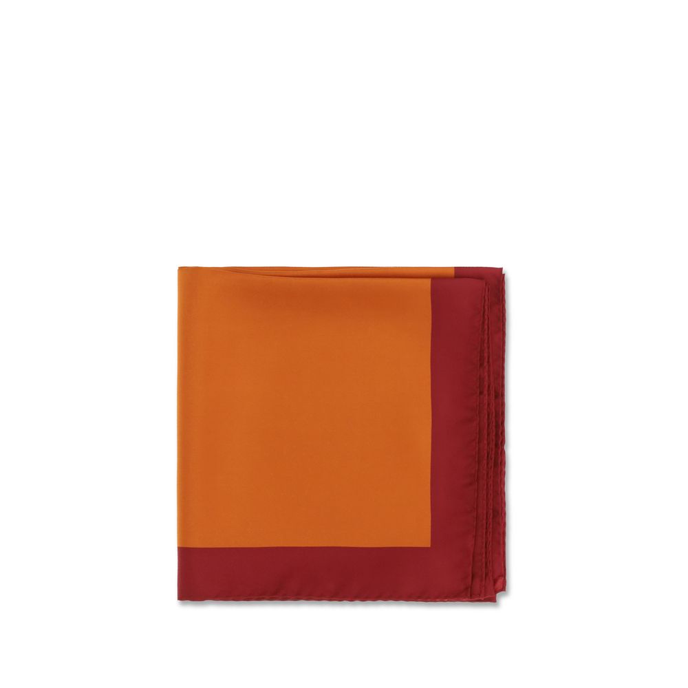 Saint Laurent Orange Silk Foulard