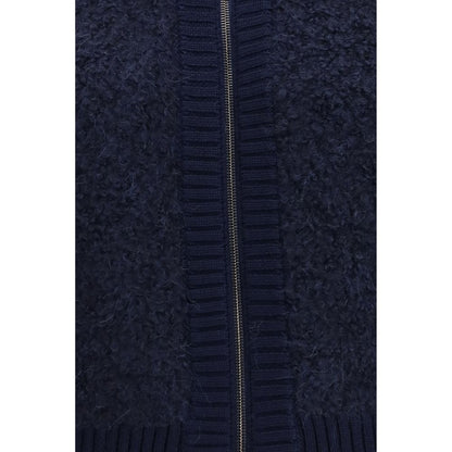 Jacob Cohen Blue Alpaca Vicugna Pacos Sweatshirt