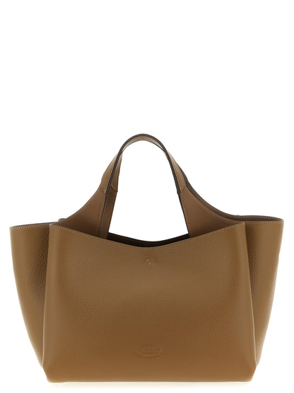 Tod's Brown Calfskin Handbag