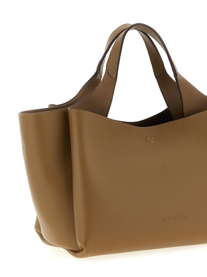 Tod's Brown Calfskin Handbag