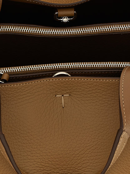 Tod's Brown Calfskin Handbag