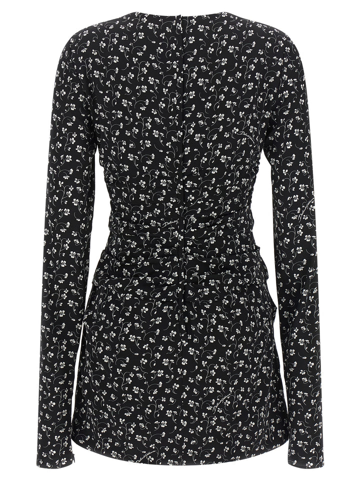 Dolce & Gabbana Black Silk Short Dress