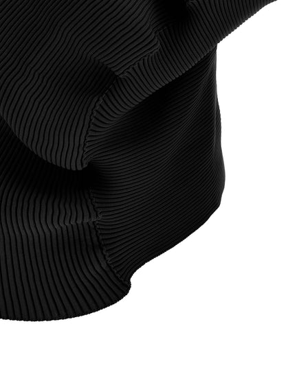 Issey Miyake Black Polyester Blouse