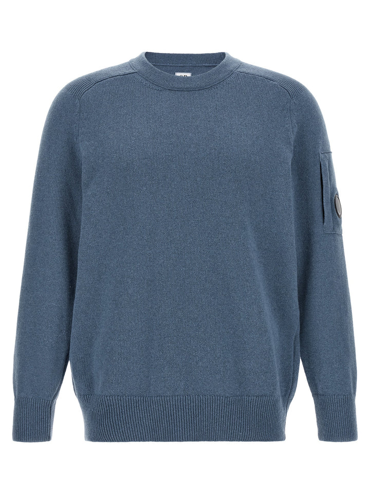 C.P. Company Blue Wool Cardigan