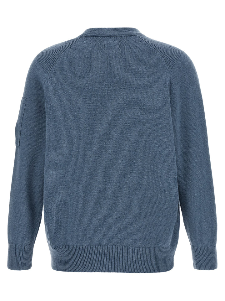C.P. Company Blue Wool Cardigan