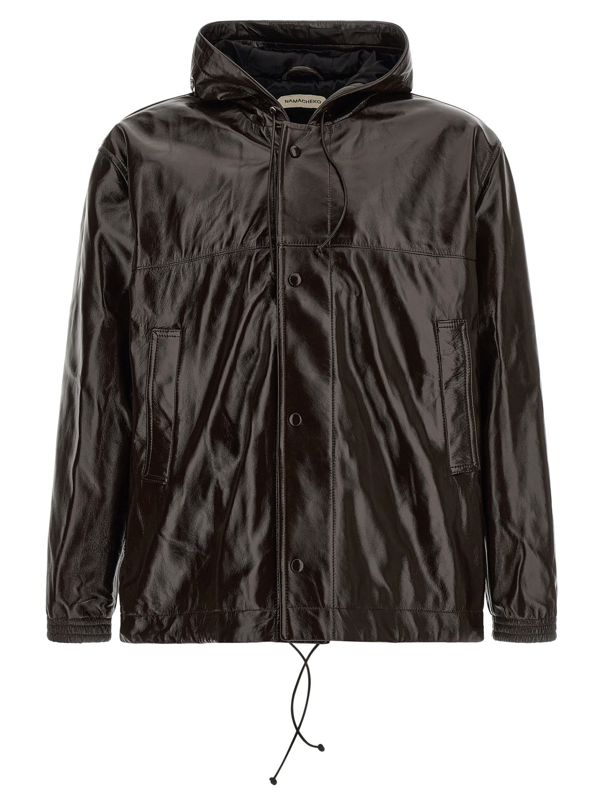 Namacheko Brown Lamb Leather Leather Jacket