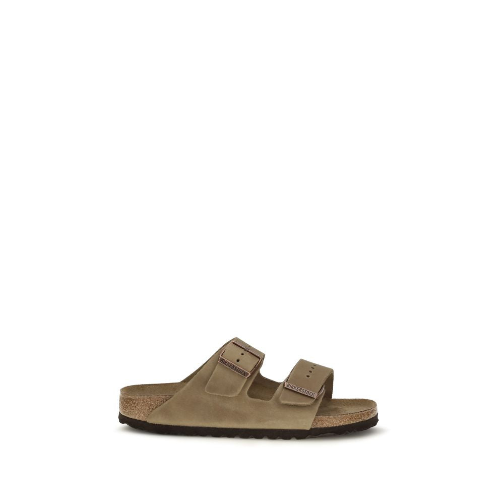 BIRKENSTOCK 1774 Brown Nubuc Leather Flat Sandals