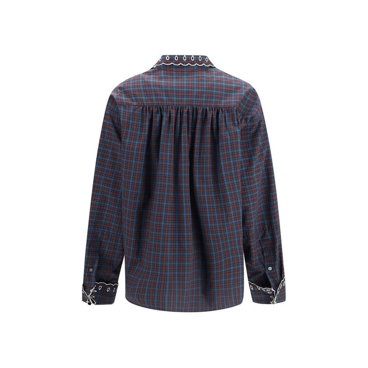 Marni Blue Cotton Dress Shirt