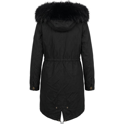 Mr&Mrs Italy Black Cotton Women Jacket