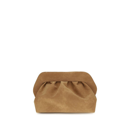 THEMOIRè Beige Suede Leather Handbag